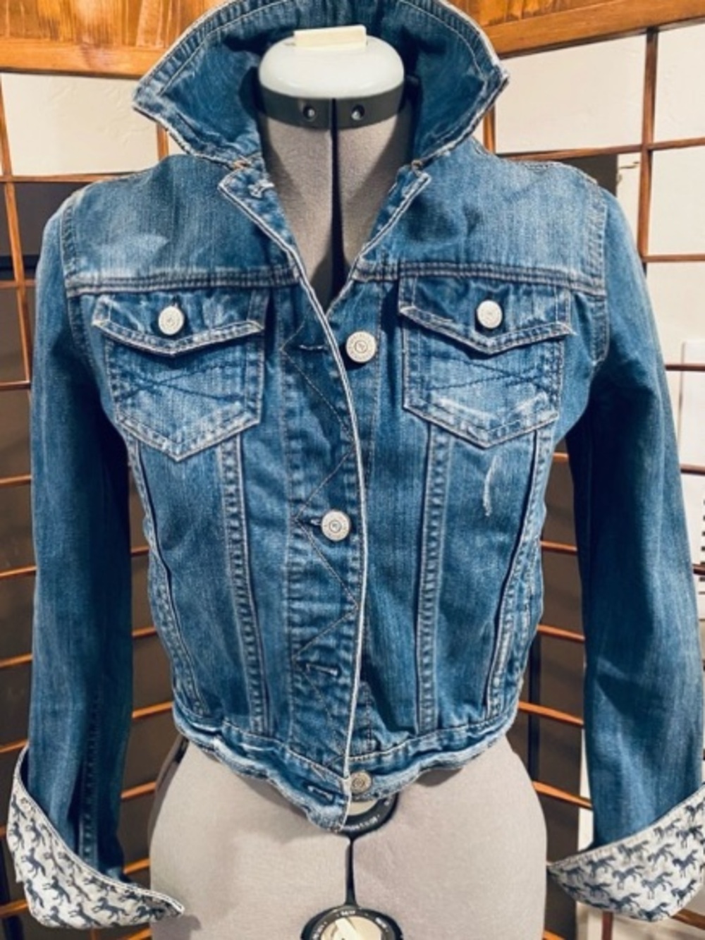 Aeropostale Trendy Blue Jean Jacket - Picture 9 of 9
